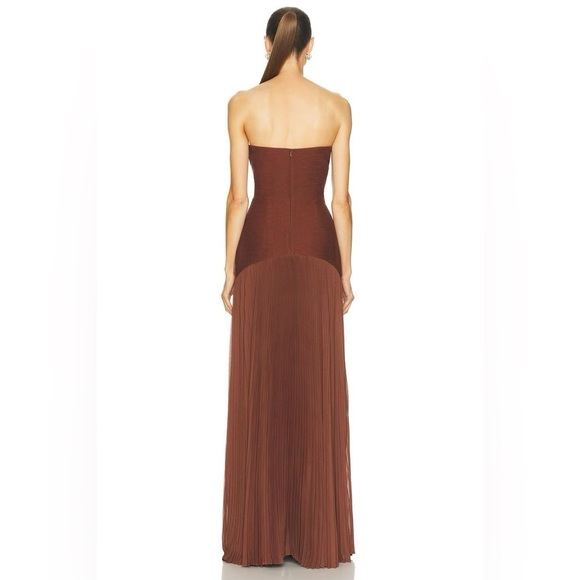 Alexis NWOT Sunniva Strapless Pleated Gown - Picture 5 of 6